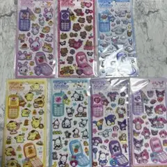 未開封♡平成はっぴーフォンシール フワフワらびちゃん＆サンリオシリーズ