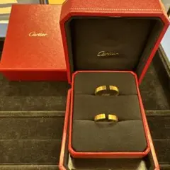 Cartier ラブミーリング 2点セット ケース付き - メルカリ