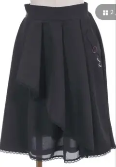 axes femme ひざ丈スカート