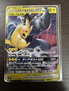 ピカチュウ＆ゼクロムGX RR SM12a