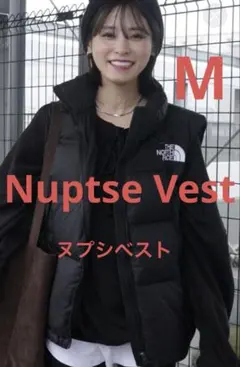 ノースフェイス　ヌプシベスト　ブラックMサイズのサムネイル