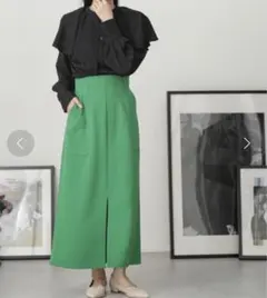 LB.04／アウトポケットディティールナロースカート