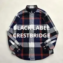 ✨希少 美品 ブラックレーベル クレストブリッジ チェック シャツ バーバリーのサムネイル