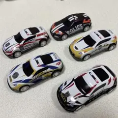 ミニカー　警察　ポリス　5台セット