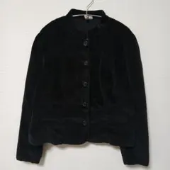 XLサイズ　黒 コーデュロイ テーラードジャケット