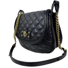 Marc Jacobs 2way キルティング レザー ショルダーバッグ 黒