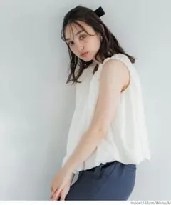 M*T様 coca バルーンノースリーブブラウス