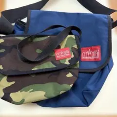 Manhattan Portage メッセンジャーバッグ 迷彩とおまけバッグ