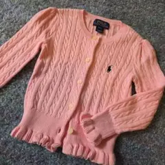 断捨離中ー❤Polo Ralph Lauren❤ ピンク カーディガン 2才