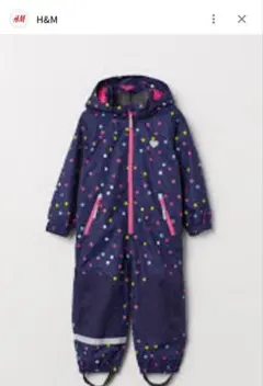 新品　h & m 120cm キッズ　スキー　ウェア　スノボ　つなぎ　雪遊び