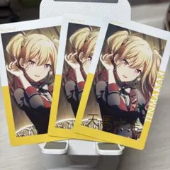 天馬咲希さん Leo/need エピカ 箔押し(1枚)ノーマル(2枚)合計3枚。