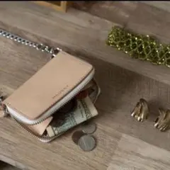 moussy♢ノベルティ レザーミニウォレット コインケース