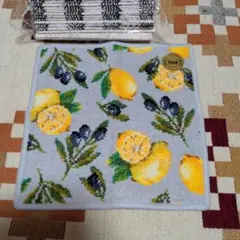 フェイラー　タオルハンカチ　シチリアーノ　レモン　廃盤柄　25センチ