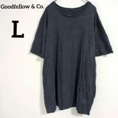 送料込⭐️Goodfellow & Co.【L】Tシャツ ダークブルー 男女兼用