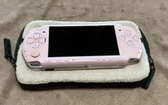 PSP3000 本体 ブロッサムピンク中古品　充電器、ポーチ、説明書、箱付き