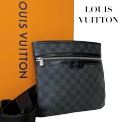 【超極美品】ルイヴィトン ダミエグラフィット トマス ショルダーバッグ ブラック LOUIS VUITTON】ルイヴィトン『ダミエ グラフィット トマス