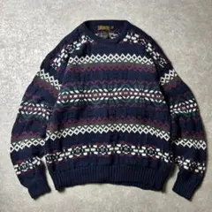 80〜90s USA製 vintage Eddie Bauer ニット　セーター
