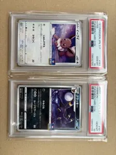 イーブイ ブラッキー PSA10 連番セット
