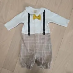 petit main ボウタイロンパース
