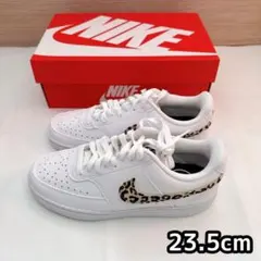 【新品】NIKE コートビジョンLO SE 23.5cm ヒョウ柄