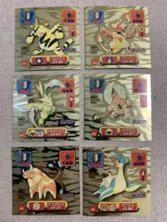 ポケモンシール　セット3  ゴールドシール