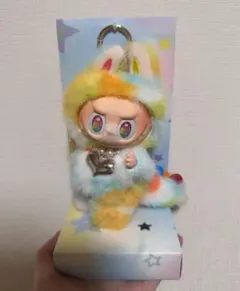 ジモモ　海外限定の虹色 ウサギコスチューム キーホルダー1 ジモモ 海外限定の虹色 オリジナル商品シリーズ キーホルダー