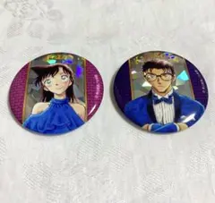 名探偵コナン展 缶バッジ 毛利蘭 京極真