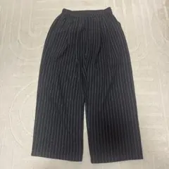 wide stripe balloon pants
