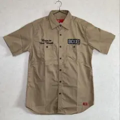 Dickies 半袖シャツ L ベージュ