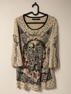 初期 KMRii スカル カットソー ロンt archive - メルカリ