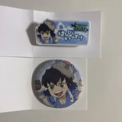 きめつ食堂　嘴平伊之助　缶バッジ　ネームプレート風バッジ