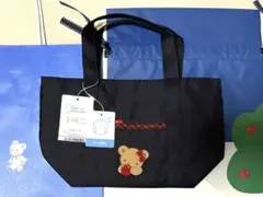 ファミリア　赤系チェックトートバッグのサムネイル
