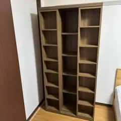 b*e様 送料無料 ニトリ？ナフコ？　スライド本棚　180 ダークブラウン Sスライド本棚(BS001 WW) | ニトリネット【公式】 家具
