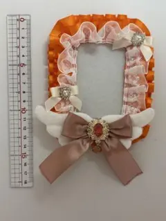 トレカケース デコ オレンジ