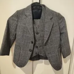キッズ スーツセット チェック柄 (身長　105センチ)