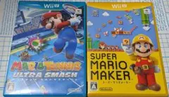 2本セット マリオテニス ウルトラスマッシュ + スーパーマリオメーカー