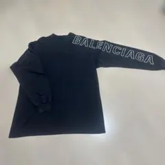 BALENCIAGA ガムテープロゴ オーバーサイズ ロングスリーブTシャツ