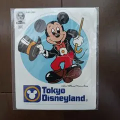 ミッキーマウス　ステッカー　東京ディズニーランド　開園初期品