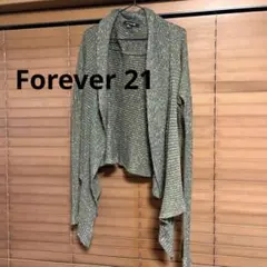 Forever 21 ニットカーディガン Mサイズ カーキ　オリーブグリーン
