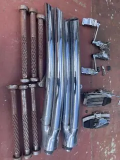 COBRA クローム ストレートマフラー コブラ□ スピードスター ショート 909 フルエキゾースト