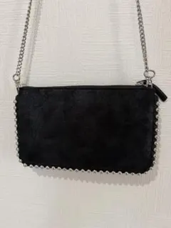 未使用品 ZARAスタッズ付ウォレット型ショルダーバッグのサムネイル