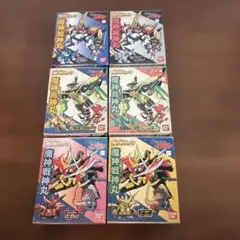 森永チョコスナック ミニプラ 忍風戦隊ハリケンジャー 天雷旋風神 全8