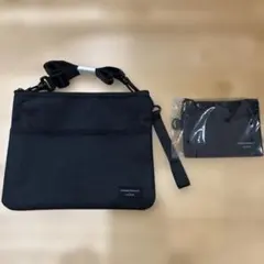 CoCo壱　ブラックショルダーバッグとポーチ