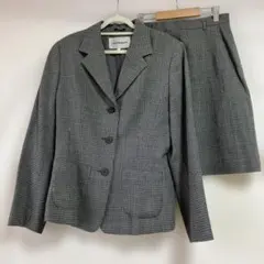 LAUTREAMONT グレー チェック スカートセットアップ　サイズ2