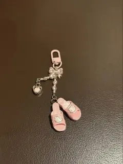 ミニチュアキルトシリーズ ハローキティ シークレットキーホルダー サンダル