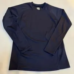 ZETT 長袖アンダーシャツ 130 ネイビー