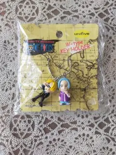 バンプレスト ワンピース ダブルタイプキーホルダー サンジ&ビビ