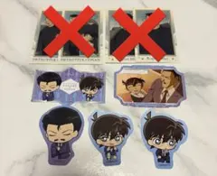 名探偵コナン ステッカーセット カードセレクション 毛利小五郎 江戸川コナン