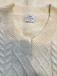 お値下げ❗️COEN Vネックニットワンピースフリーサイズ☆新品未使用