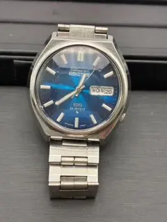 SEIKO 5ACTUS 自動巻き メンズ 腕時計 ブルー文字盤